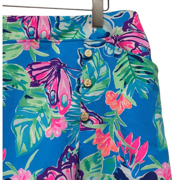 Lilly Pulitzer Luxletic Daphne Golf Skort Pundy Blue Isle Be Back Size 12 - Picture 4 of 10